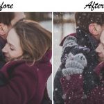 Add snow to photo